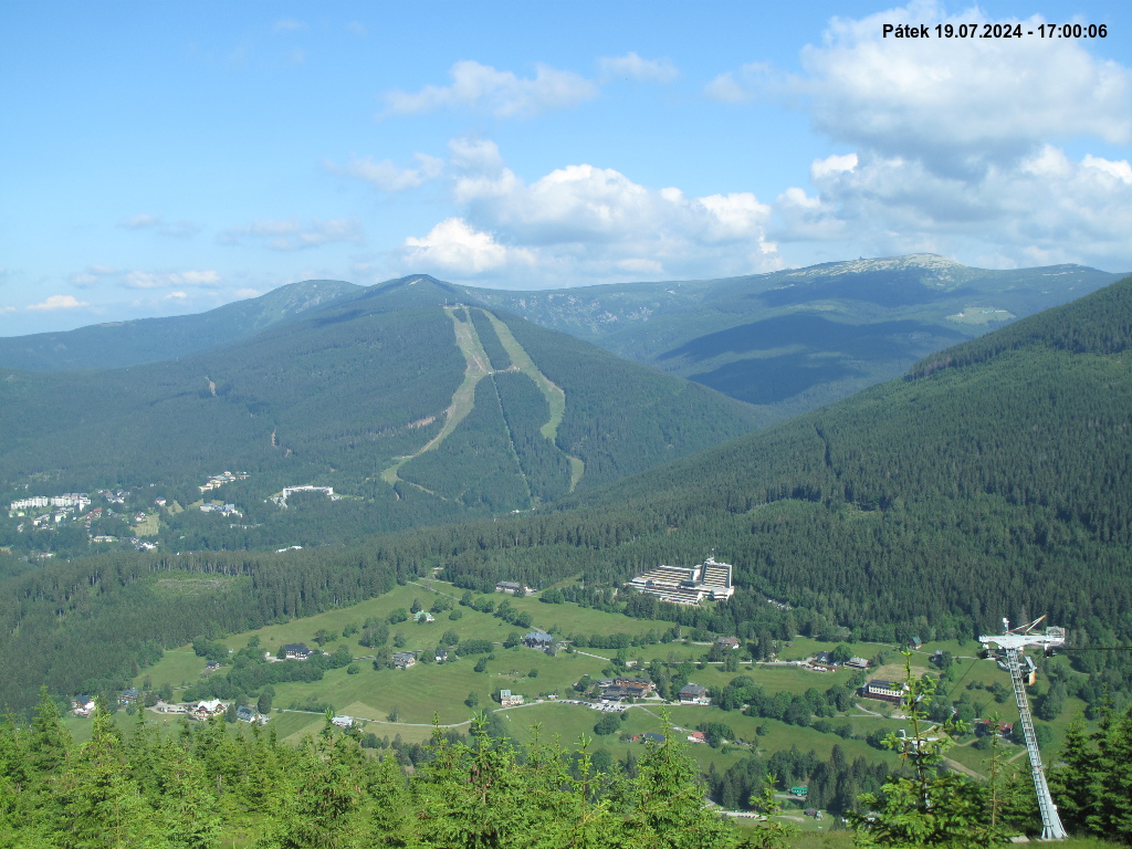 Webcam Stoh - Svatý Petr 1215 m n. m. | Špindlerův Mlýn | Krkonoše